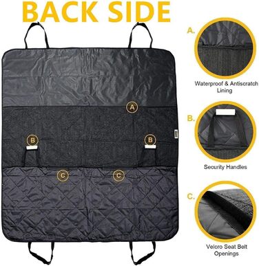 Захист для автосидіння та багажника для собак Unictop | Водонепроникний, антиковзний, 58x53 см