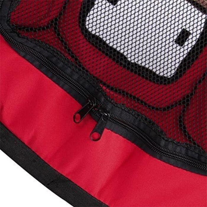 Клітка-загон для кроликів та морських свинок BUNNY BUSINESS, розкладний, тканинна, рожева