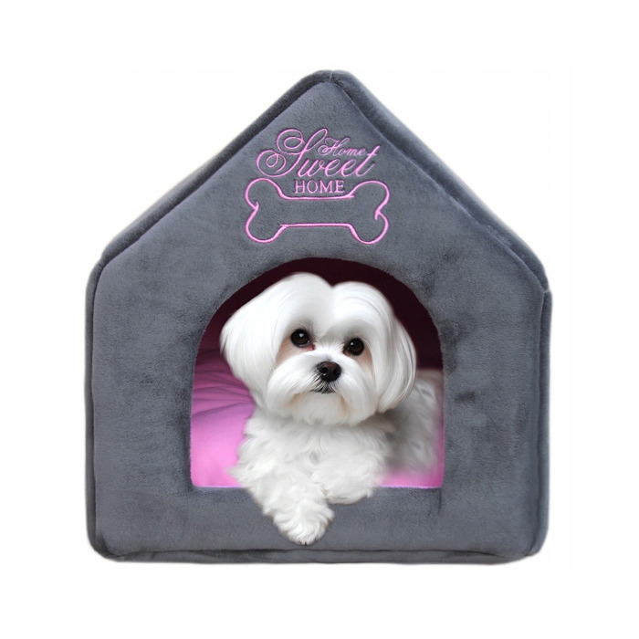 Будиночок-ліжечко для маленьких собак: затишна будка та м'яке місце для відпочинку