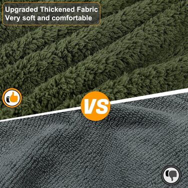 Рушник для собак Bienbee, XXL, швидковисихаючий, супер вбираючий, темно-зелений