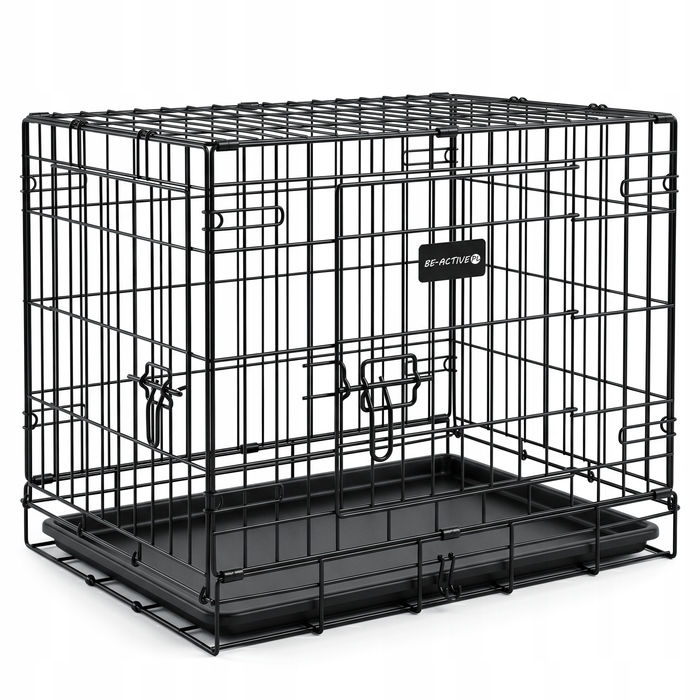 Металева клітка для малих собак Be-Active.pl, 44 x 61,5 x 52 см