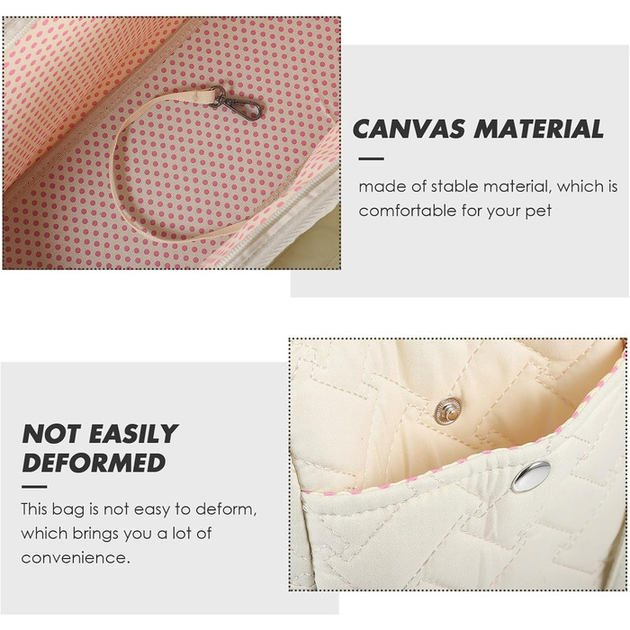 Транспортна сумка для тварин WEKAMOS: переноска для собак та котів, тканинна, для подорожей