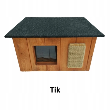 Будиночок для кота, сірий, прямокутний (86 x 47 x 37 см)