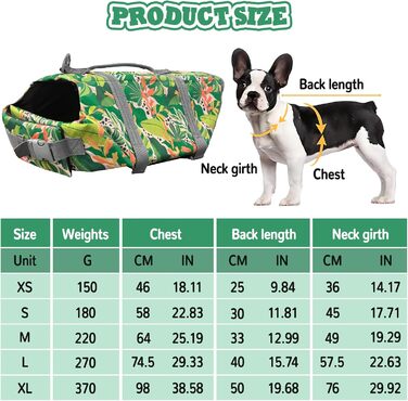 Рятувальний жилет для собак Schwiweste FainFun XL, водонепроникний, з регулюванням та ручкою для порятунку