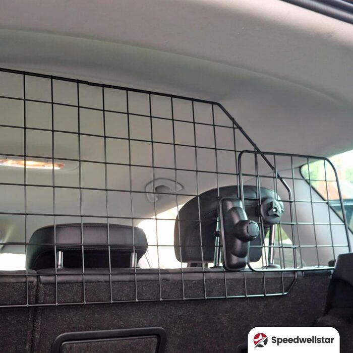 Сітка для собак у багажник авто, регульована металева сітка-перегородка, захист для тварин