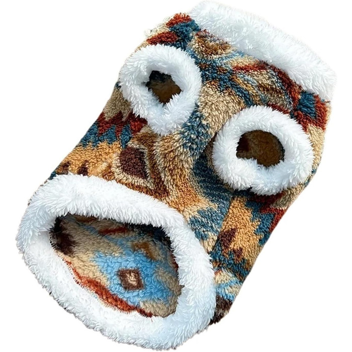 Теплий флісовий одяг для собак: свитер для цуценят, малого, середнього та великого розміру (4XL) Bpoetry