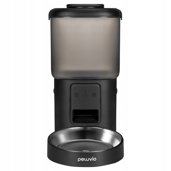 Автоматичний годувальник для котів та собак Peluvio Crispy з Wi-Fi, 4.5 л