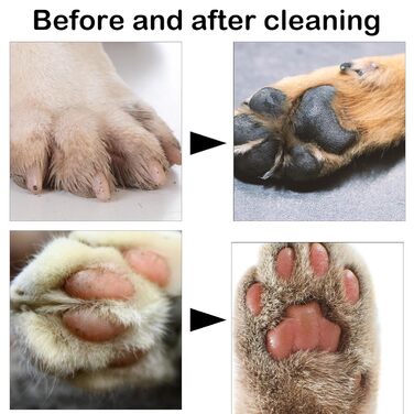 Миска для миття лап тварин, портативна, з м'якою щіткою, для собак та котів, оранжева