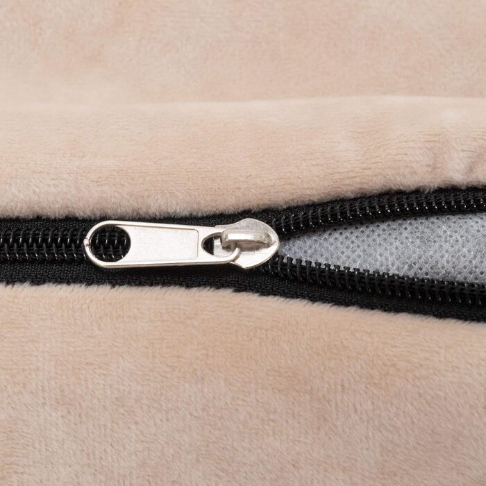 Крісло-лежанка для собак Buddy, лежанка-кошик, собаче ліжко, місце для сну середніх собак, диван для собак, знімний чохол, M (85x70 см), коричневий