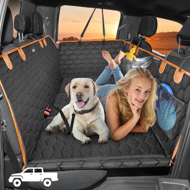 Накидка на сидіння автомобіля для собак JOEJOY, водонепроникна, стійка до подряпин, для великих машин (Trucks/SUVs)