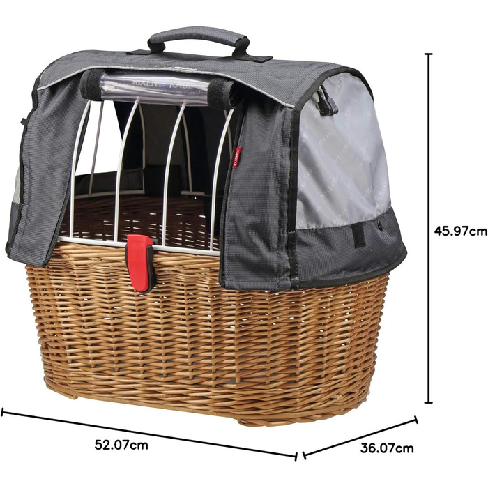 KLICKfix Рюкзак Unisex для дорослих, Чорний, Стандартний