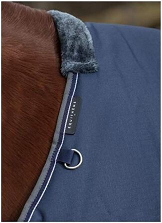 Зимова попона для коня Equi-Theme 50г, 600D TYREX, синя/сіра