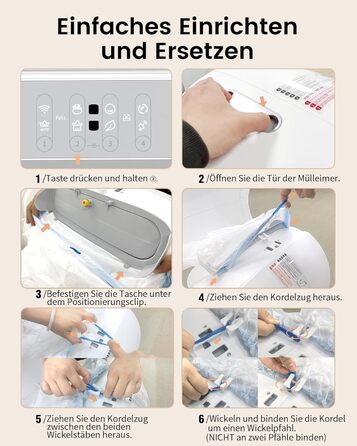 Автоматичний туалет для котів LELO PAWS, 65л, самоочисний, з контролем запаху, керування через APP, електричний, XXL, з мішком для сміття та килимком, для кількох котів, білий (блакитний)