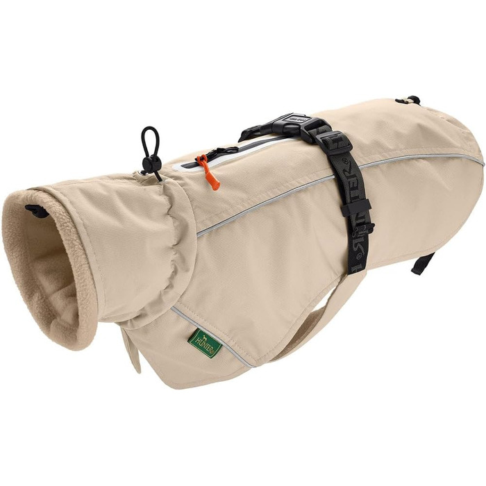 Теплий водонепроникний теплий накидка для собак HUNTER NORDBY, колір кремовий, розмір 55x55