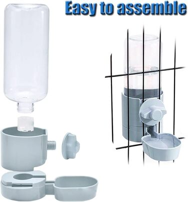 Напувачка для кроликів, свиней, хом'яків та інших дрібних тварин, 482 мл, блакитна