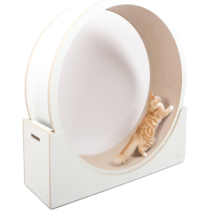 Котяче бігове колесо Elmato Simba, 120 см, бежеве, для активних котів