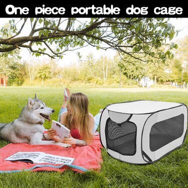 Переносний вольєр для собак та котів у машину, складаний вольєр для тварин, дихаюча сітка для дому, вулиці, кемпінгу, подорожей, вольєр для тварин