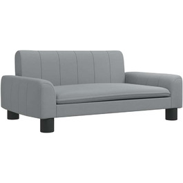 Крісло-ліжко для собак, м'яке ліжко для тварин, ліжко-софа для маленьких собак, котів, сірого кольору, тканина, 70 x 45 x 30 см