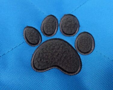 Callieway Автоковдра для собак, плед для пікніків з м'якими лапками (блакитний)