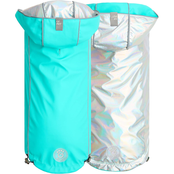 Жовтий дощовик для собак ElatoFit, розмір L (спин 33 см)