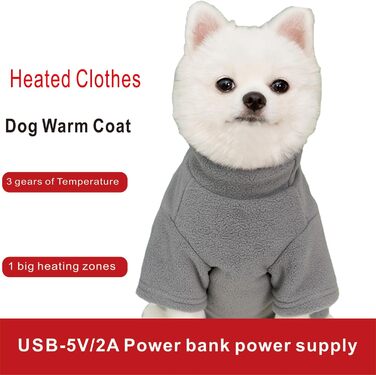 Теплий зимовий одяг для собак MYI, для маленьких, середніх та великих собак, сірий, розміри L (30 см), XL (35 см)