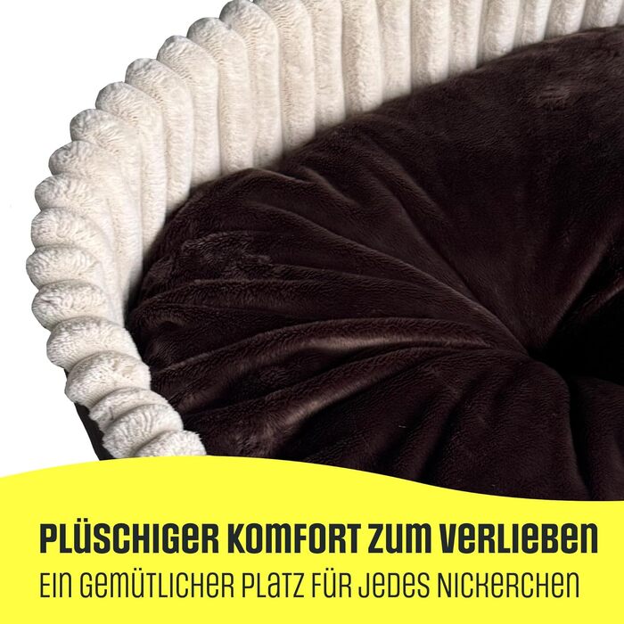 Лежанка для собак та котів, лежанка для тварин на велюрі, овальна, 60x50 см, сірий леопардовий принт