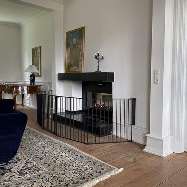 Захист для каміну/сходи/кімнати BabyDan Flex XXL, 90-350 см, Чорний, Данія - захист для дітей та домашніх тварин