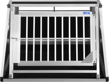 Транспортний бокс Transportbox N59 для собак, алюміній, 82x98x65 см, з аварійним виходом та захистом бампера