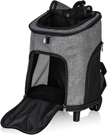 Рюкзак для собак Knuffelwuff з ручкою-телескопом та колесами 33x30x50 см