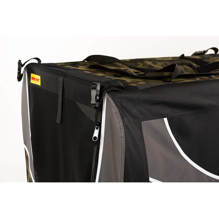 Транспортний бокс для собак та котів, 91х64х64 см. Переноска для тварин, клітка для собак, переноска для подорожей (камуфляж)