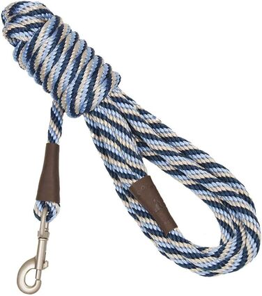 Повідок для собак Mendota Snap 1,27 см х 4,6 м, скручений, Arctic Blue