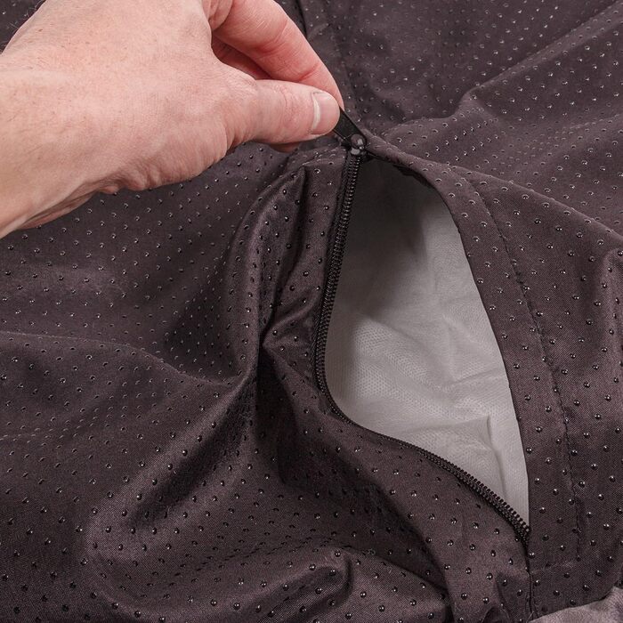 Кругле ліжко для собак Wallace & Jones Grace - зручний лежак для собак середніх порід | М'яке ліжко з бортиками, неслизьке | Колір коричнево-бежевий | Розмір M | 60 x 60 x 18 см