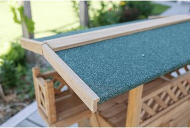 Будинок для котів Kerbl Lodge 77x50x73 см, для дому та вулиці, з водонепроникним бітумним дахом