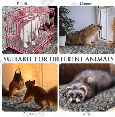 Самогріюча котяча ковдра Photect для домашніх тварин, 40 x 50 см, сіра