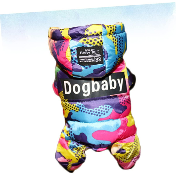 Зимова куртка для собак BESPORTBLE, водонепроникна, камуфляж, XL, для активного відпочинку