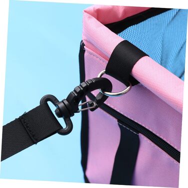 Трансформер для перевезення тварин у авто BESPORTBLE: безпечна сумка-переноска для собак та котів, рожева