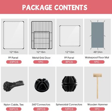 Клітка-загон для дрібних тварин, прозора, з водонепроникним килимком, пластиковий корпус. Підходить для цуценят, кроликів, хом'яків, єжиків, хорек. Для дому.