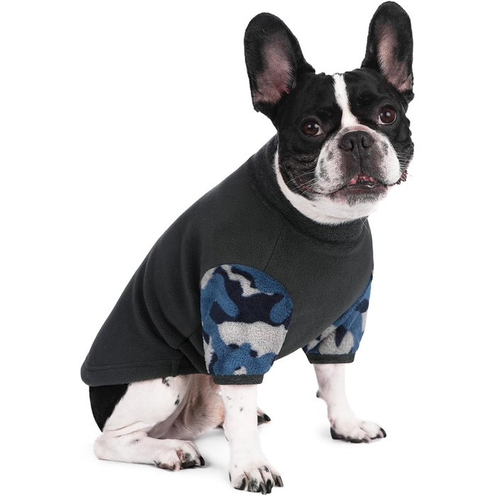 Теплий зимовий халат-піжама для собак, комбінезон, теплий одяг для собак, халат, швиний одяг для маленьких та середніх собак (Камуфляж, різні розміри)