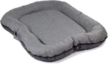 Водонепроникне лежанка для собак, лежанка-матрац з Codura, сіра, розмір M (80 x 65 см) | Для дому та вулиці | Лежанка для середніх собак