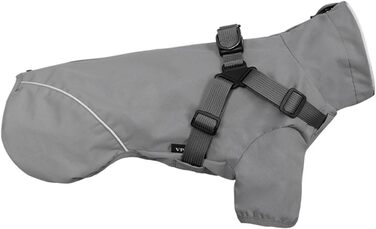 Водонепроникний дощовик для собак BT Bear, сірий, розмір L - відбиваючий, для маленьких собак
