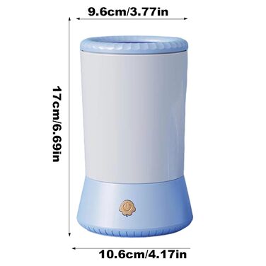 Електрична мийка для лап собак, USB-зарядка, для маленьких, середніх та великих собак (Blue)