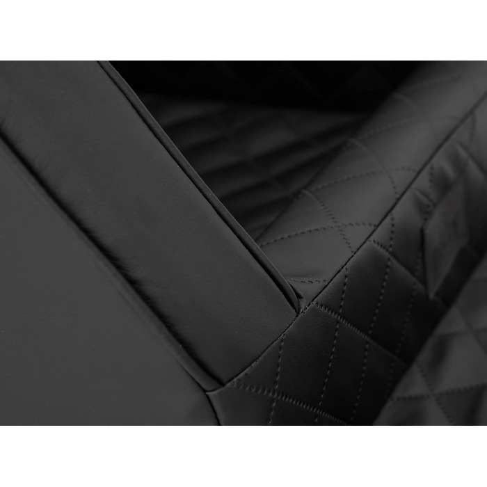 Крісло для собак, переноска для собак, лежанка для собак, переноски для тварин, заднє сидіння, ковдра для собак, корзина для собак, лежанка для котів, для маленьких собак, чорна шкіра, (46x46x31 см)