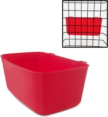 Годівниця-поїлка для клітки AMZSYLV 600 мл (26 шт.) сіра, для кроликів, птахів, котів, цуценят