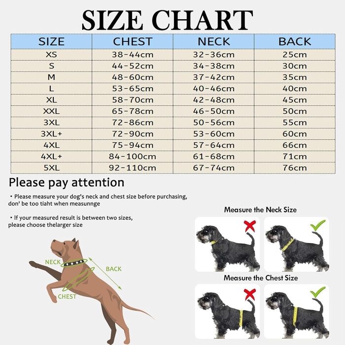 Зимовий теплий куртка для собак з отвором для повідка, непромокаємий, для малих, середніх та великих собак XS-5XL (4XL, Чорний)