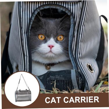 Транспортна сумка для котів Hemobllo: м'яка переноска для маленьких котів, кроликів та цуценят. Зручна та дихаюча переноска для подорожей