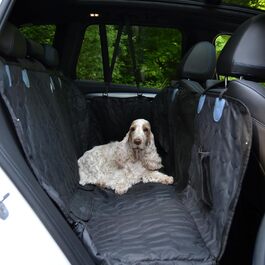 Накидка для собак у машину - захист заднього сидіння, шкіряна, сумісна з ISOFIX, неслизька, водовідштовхувальна, універсальна