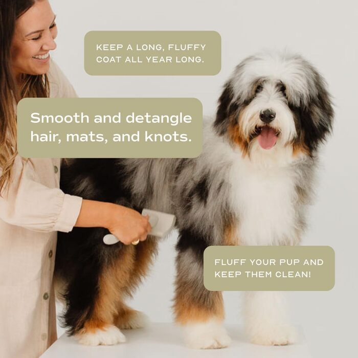 Пупел Преміум щітка для грумінгу собак