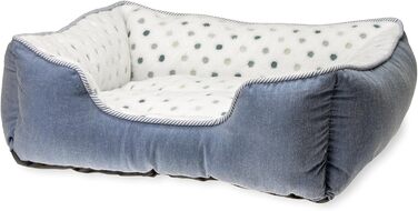 Кігтечка для котів Karlie Katzenbett Dot сіро-блакитна, розмір L (47x39 см)