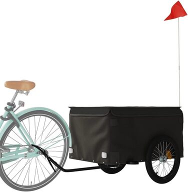 Причіп для собак Gecheer, 30 кг, чорний (134 x 69 x 59 см)