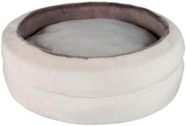 Лежанка для собак Trixie Bett Levi, діаметр 45 см, кремово-сіра (L)